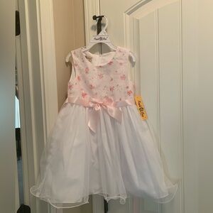 Purple rose elegant girls dress